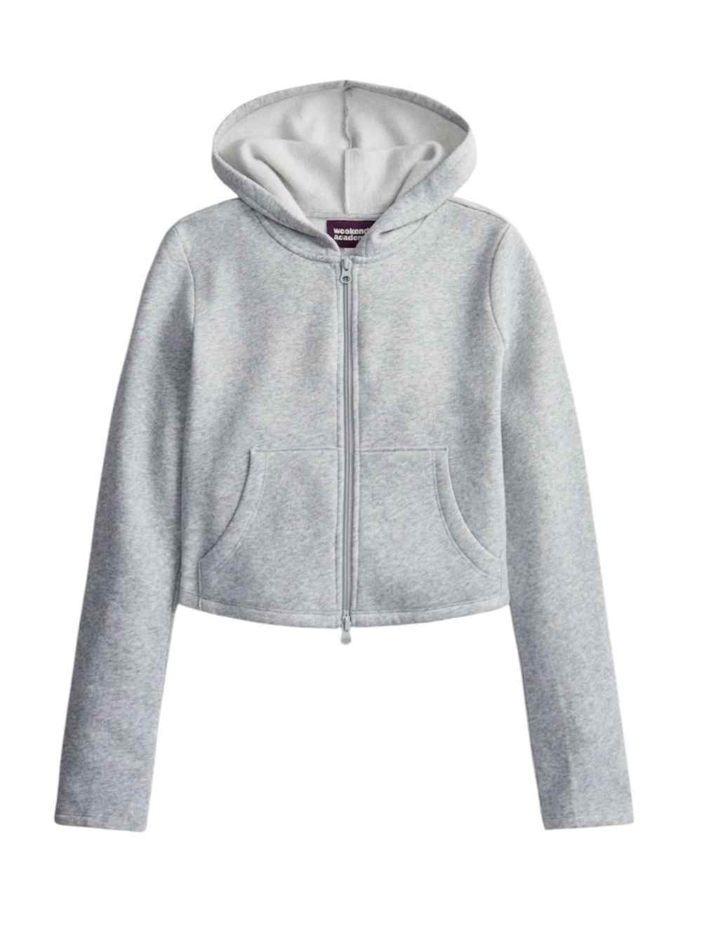 Girl’s Cropped Zip Up Hoodie from Weekend Academy